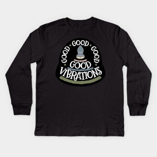 Good Vibrations Ultrasound Kids Long Sleeve T-Shirt